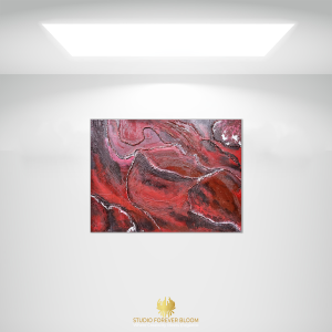 Modern Abstract Art for Melbourne Interior Design |'Uralu Rustic Red Planet' | Studio Forever Bloom Australia"