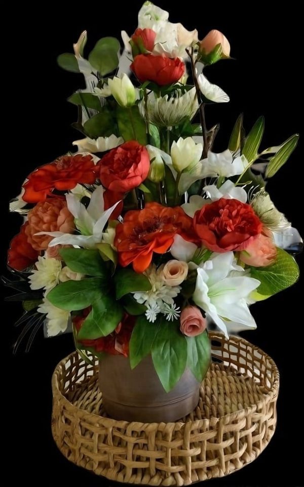 Sunset Blossoms by Studio Forever Bloom beautifully arranged silk flower decor