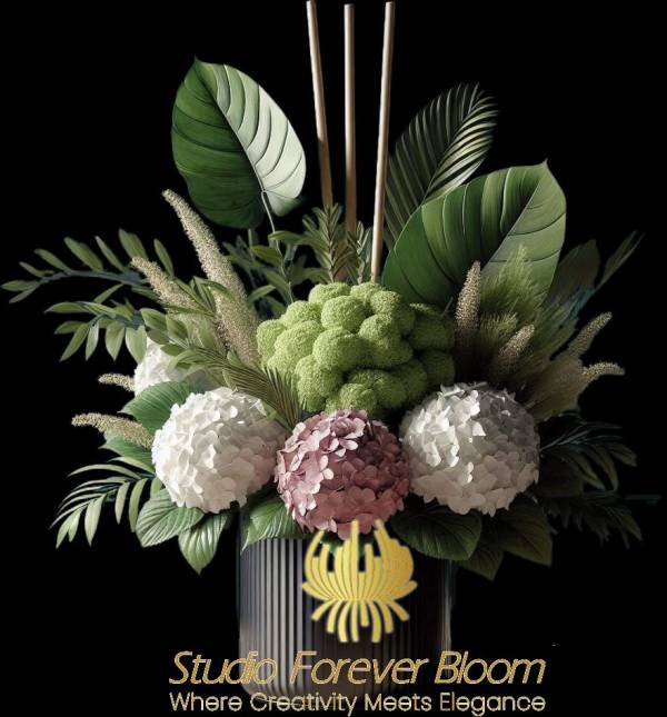 Silk Flower Arrangement Melbourne-How Much Are Artificial Flowers? | 'Hello Hydrangea'| Studio Forever Bloom