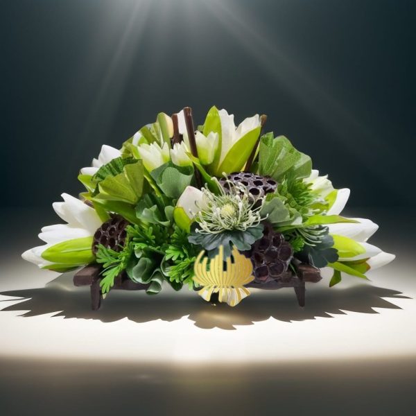 Silk Lotus Flower Arrangement for Wedding Home Decoration