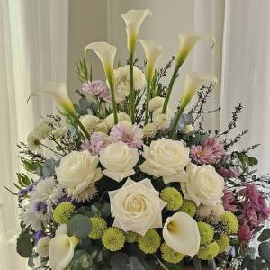 Church Wedding Styling Melbourne, White Flower Arch
