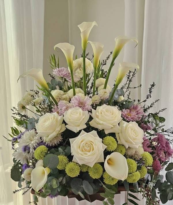 Church Wedding Styling Melbourne, White Flower Arch