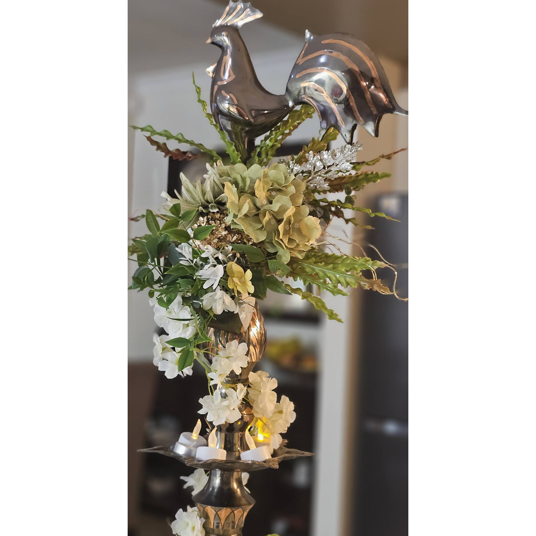 oil lamp hire 1 (4) Traditional oil lamp hire Melbourne with silk floral decor styling