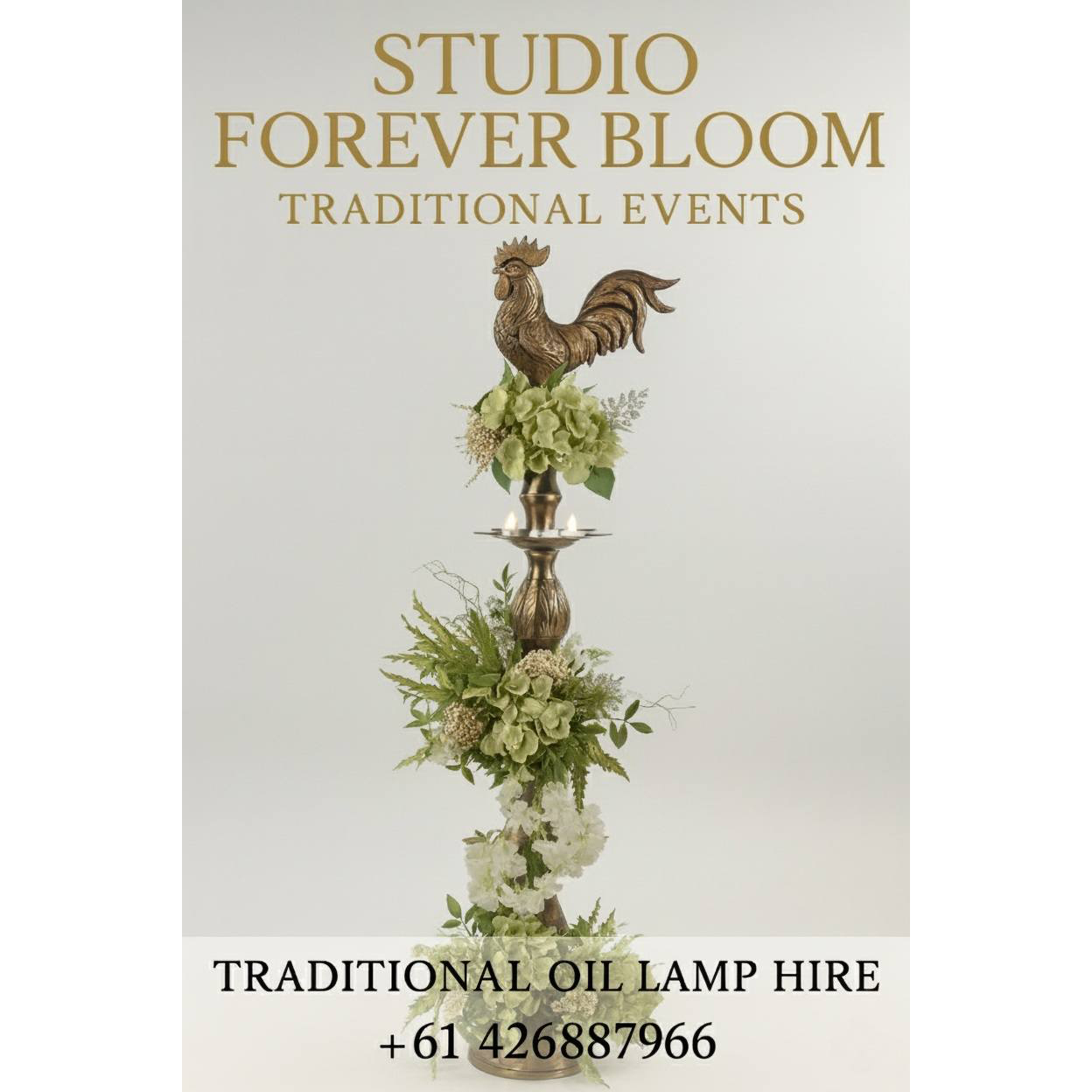 oil lamp hire 1 (7) Traditional oil lamp hire Melbourne with silk floral decor styling