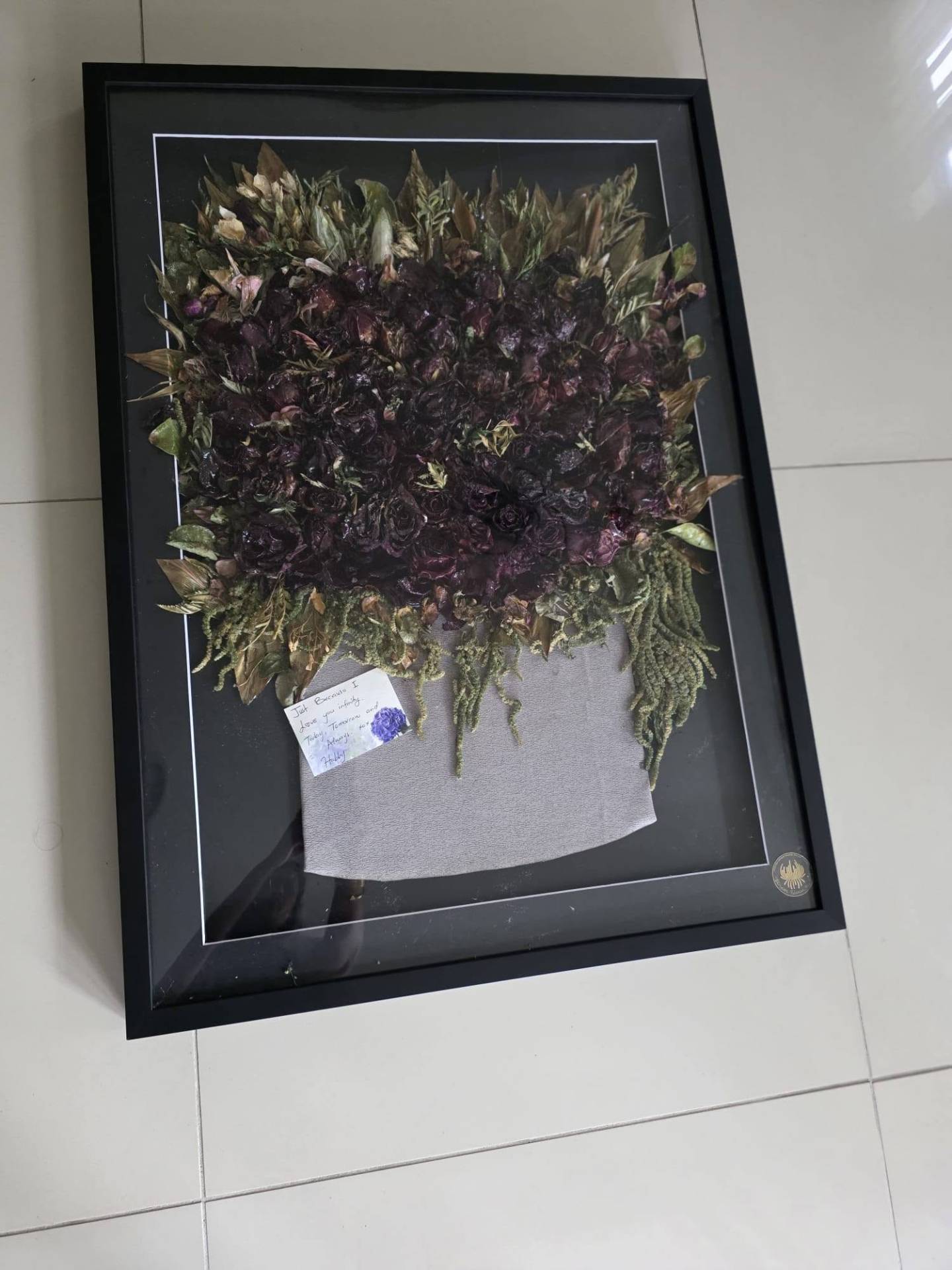 3D Pressed Flower Frame Preservation - Custom Wedding & Memorial Keepsake V1