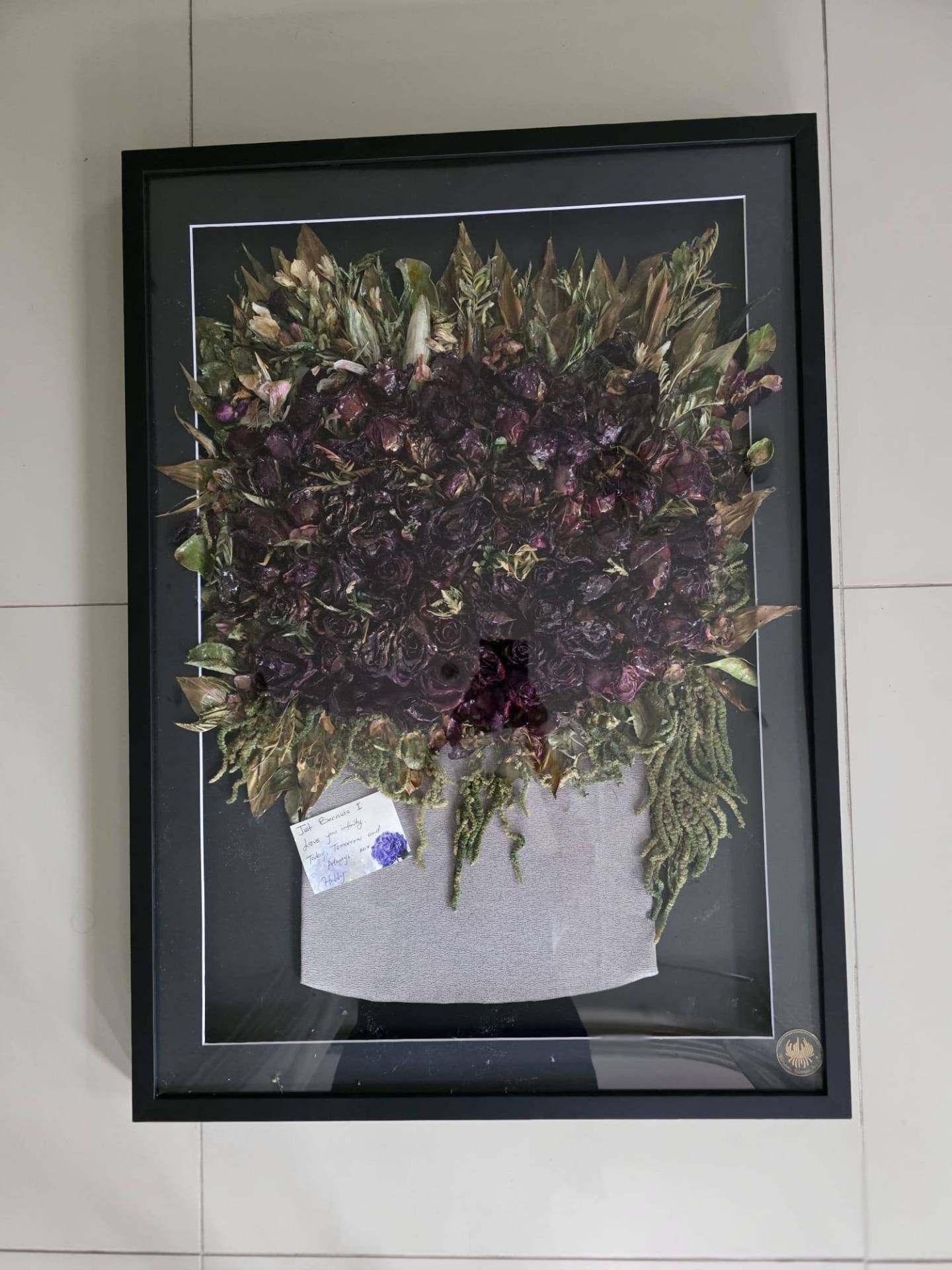 3D Pressed Flower Frame Preservation - Custom Wedding & Memorial Keepsake V1