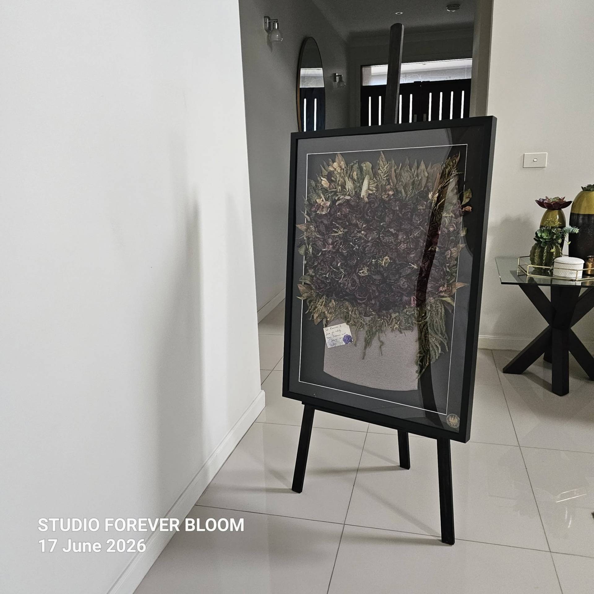 3D Pressed Flower Frame Preservation - Custom Wedding & Memorial Keepsake V1
