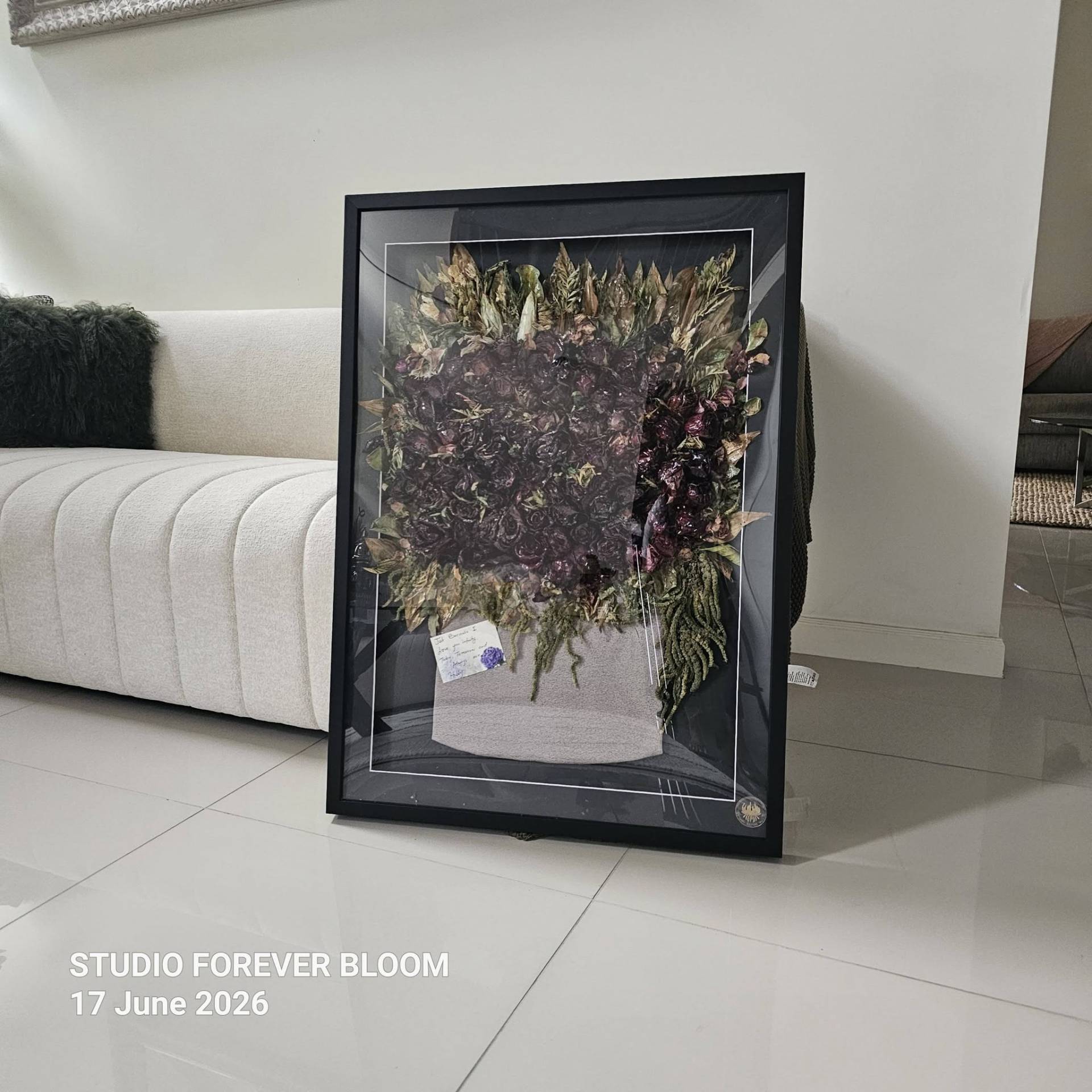3D Pressed Flower Frame Preservation - Custom Wedding & Memorial Keepsake V1 - Image 8