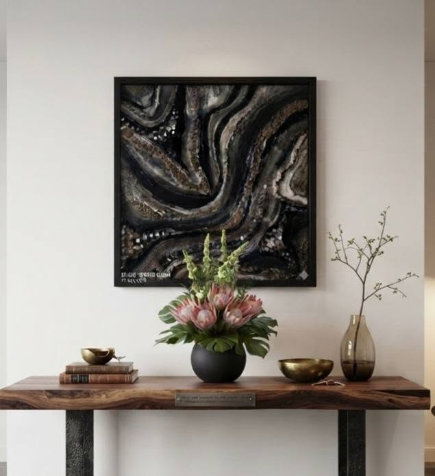 Protea Floral Decor Melbourne - Elegant Protea Arrangement in Black Pot V1 - Image 7